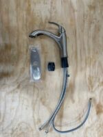 Stainless Steel Pull-Out Kitchen Faucet with 20-Inch Hose